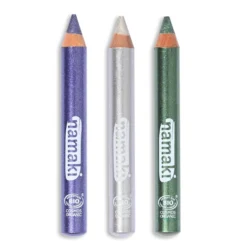 Set Of 3 Glitter Make-up Pencils | Moolight