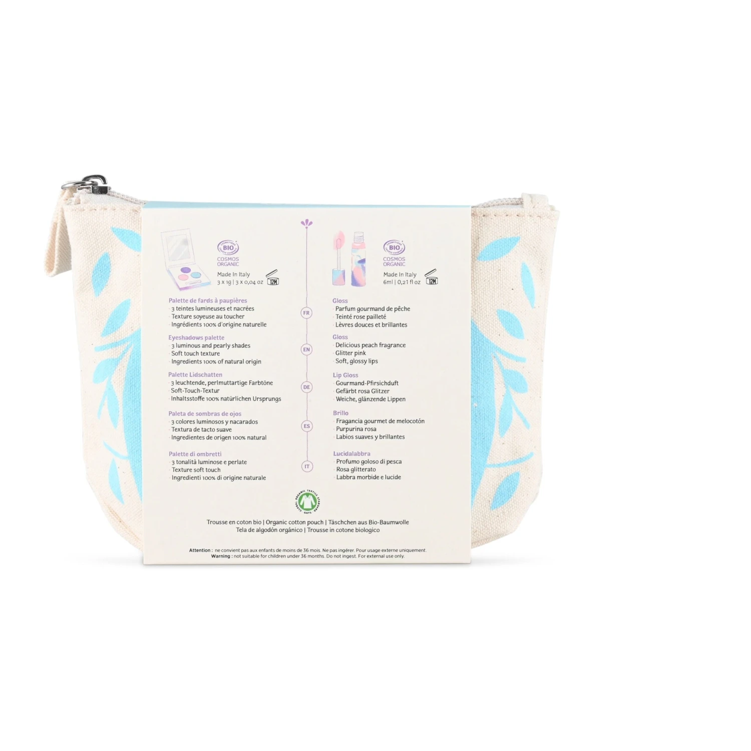 Fox Blue Sparkling Pouch 3 Fox Blue Sparkling Pouch - Image 3