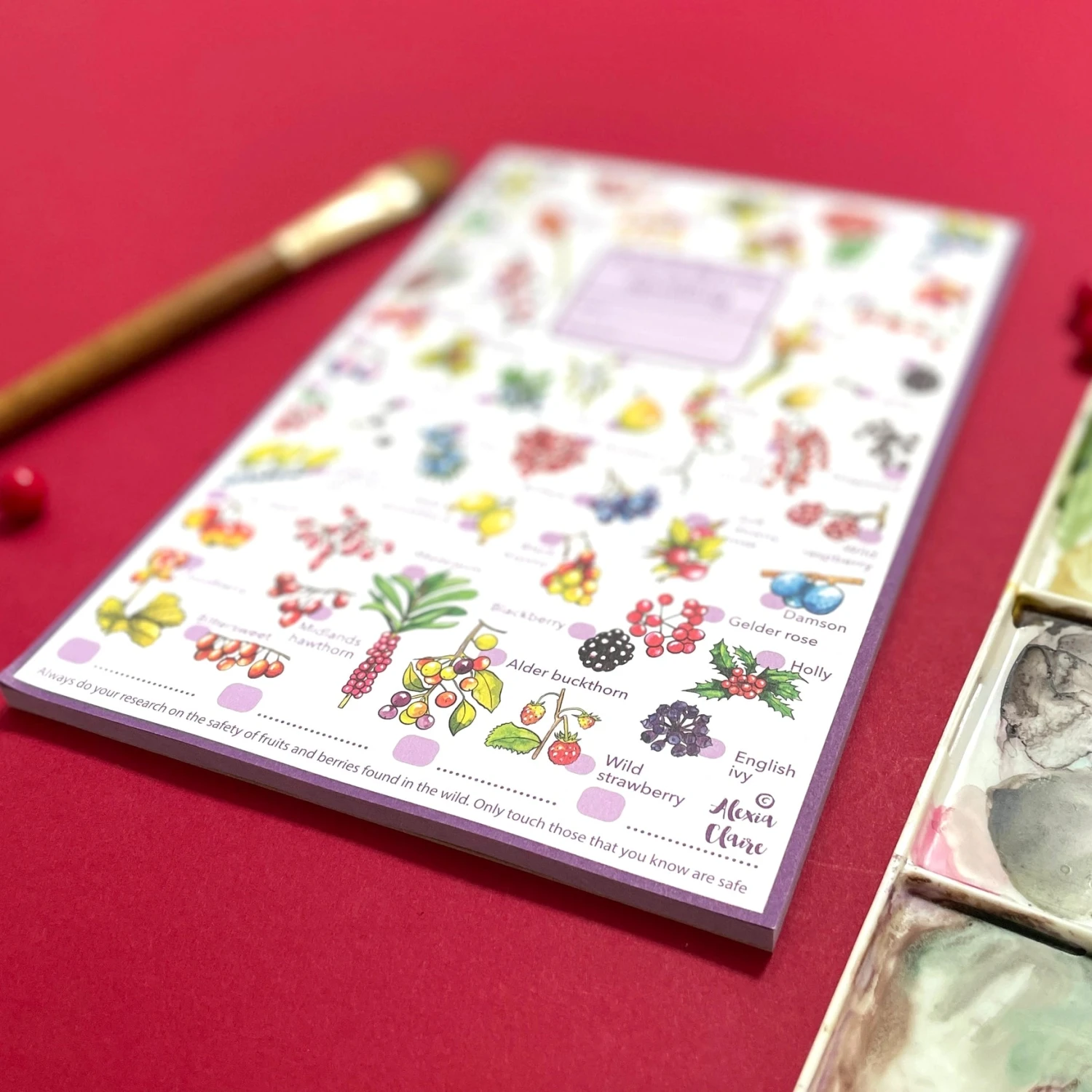 Fruits And Berries Wildlife Spotting Notepad 6 Fruits And Berries Wildlife Spotting Notepad - Image 6