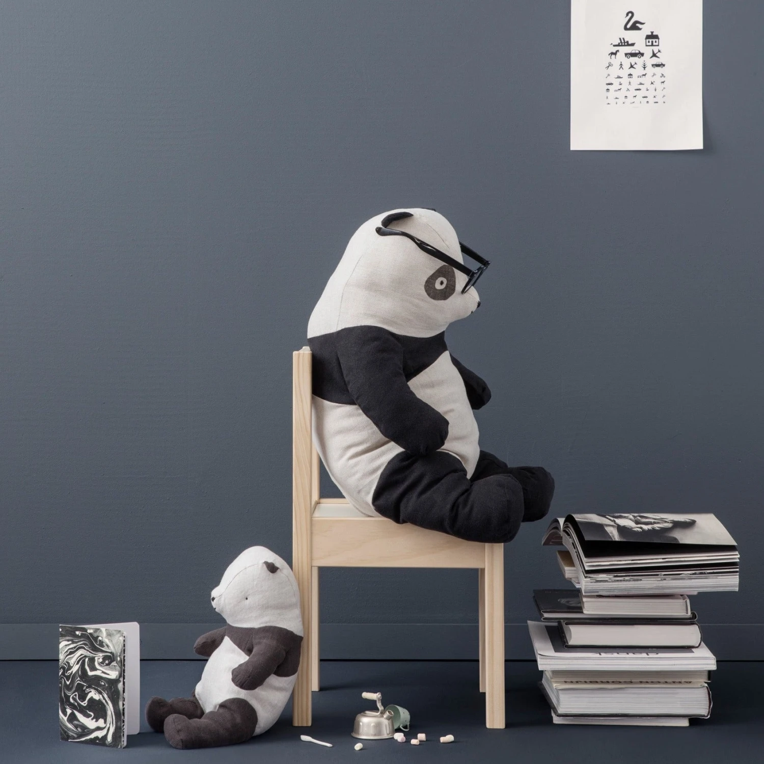 Maileg Safari Friends Panda | Medium 4 Maileg Safari Friends Panda | Medium - Image 4