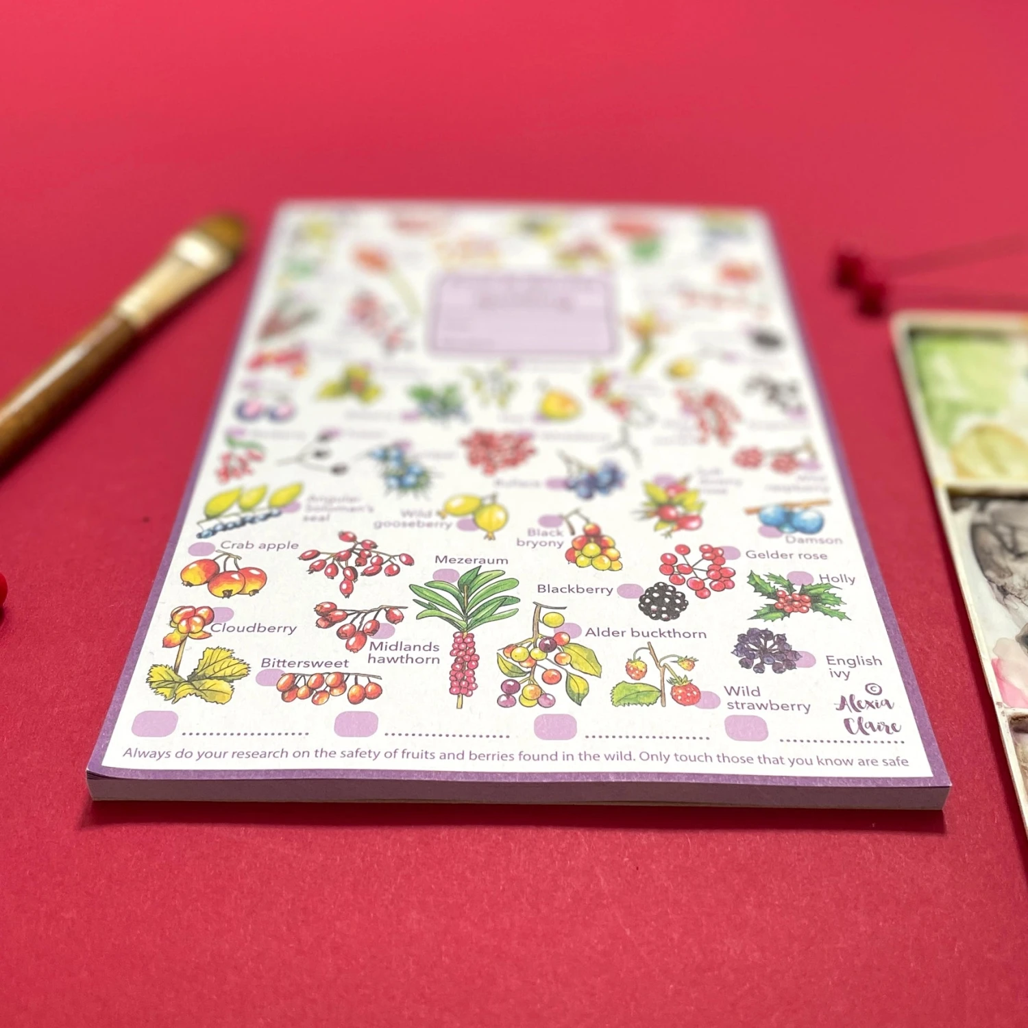 Fruits And Berries Wildlife Spotting Notepad 3 Fruits And Berries Wildlife Spotting Notepad - Image 3