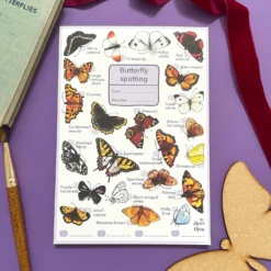 Butterflies Wildlife Spotting Notepad