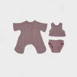 Dinkum Doll Pointelle Pyjama Set | Lavender