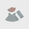 Dinkum Doll Petal Picnic Outfit Set | Teal