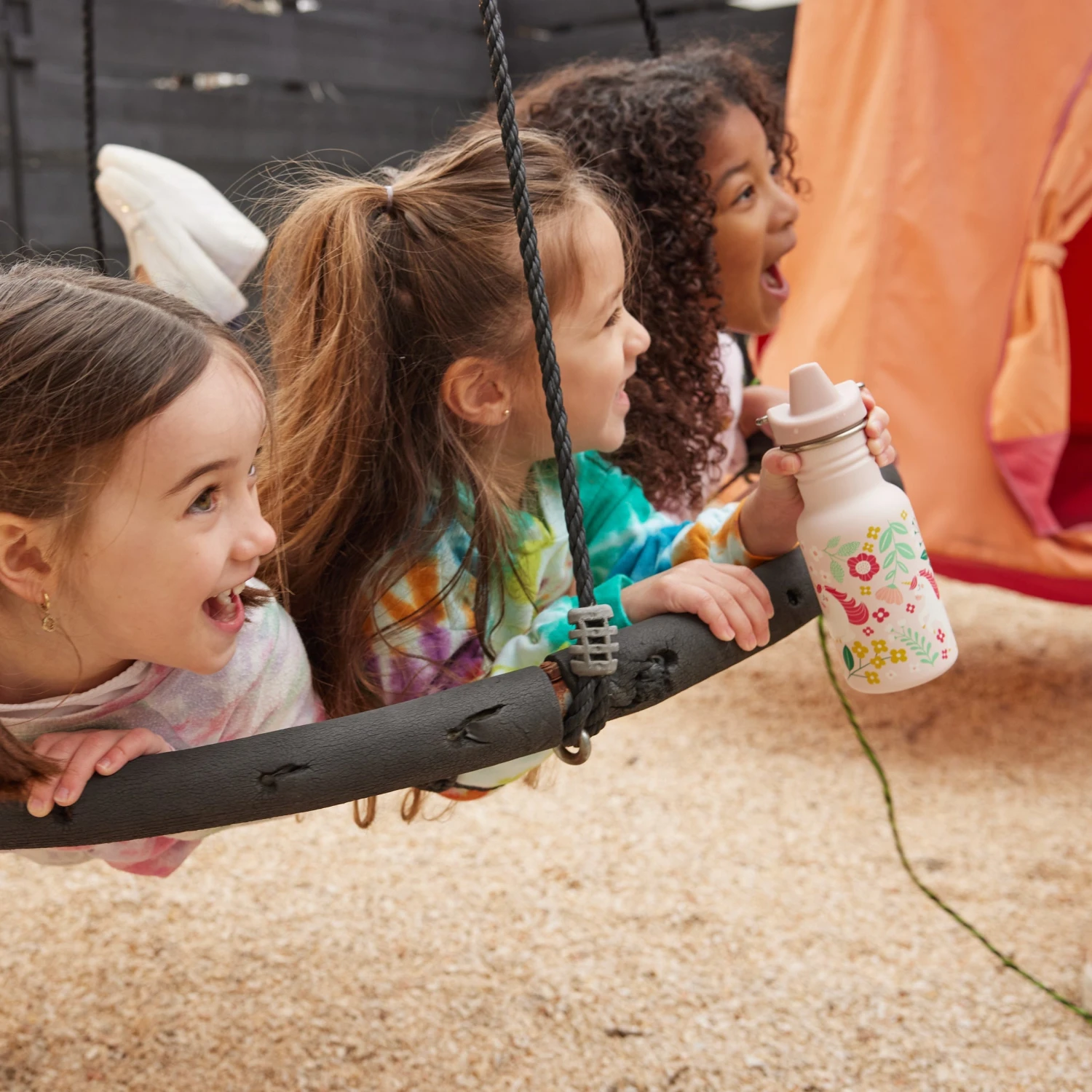 Klean Kanteen Kid Single Wall Sippy Cap | Rainbows 355ml 3 Klean Kanteen Kid Single Wall Sippy Cap | Rainbows 355ml - Image 3