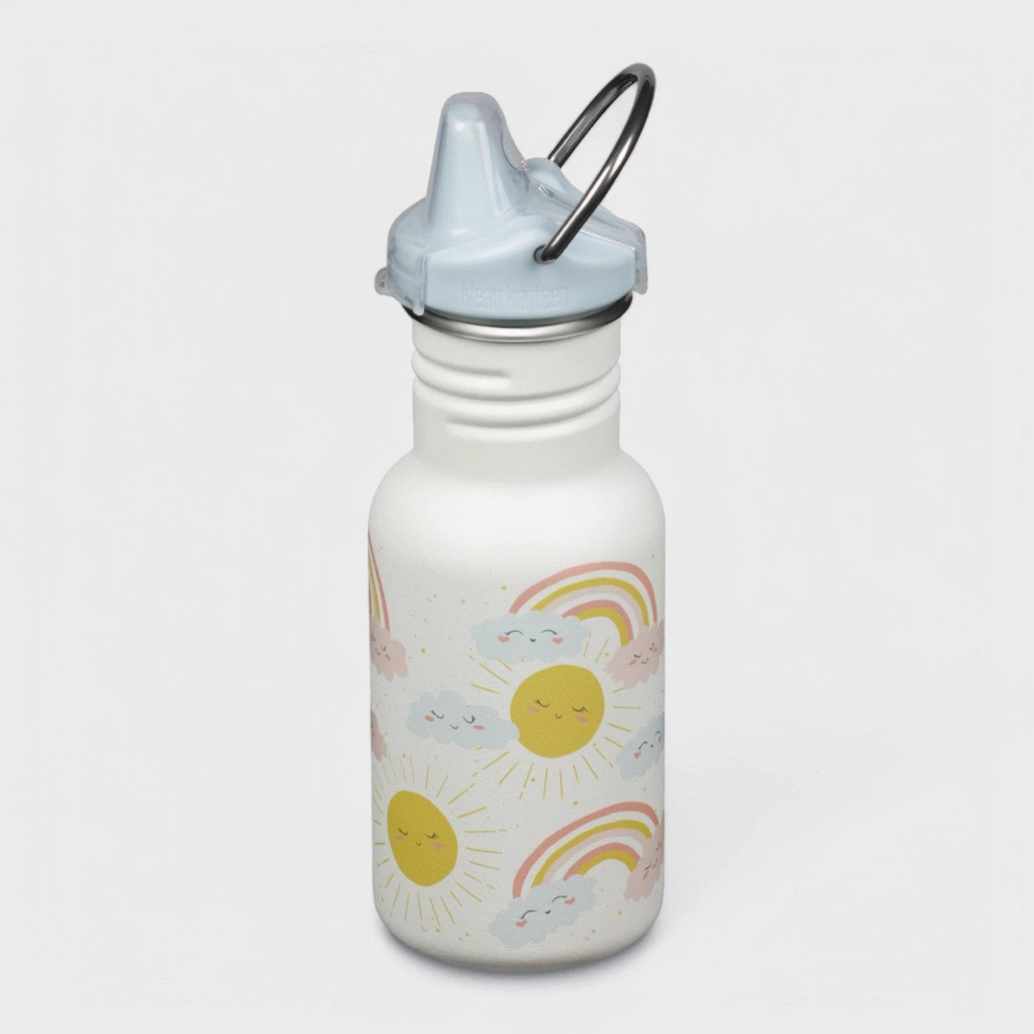 Klean Kanteen Kid Single Wall Sippy Cap | Rainbows 355ml 1 Klean Kanteen Kid Single Wall Sippy Cap | Rainbows 355ml