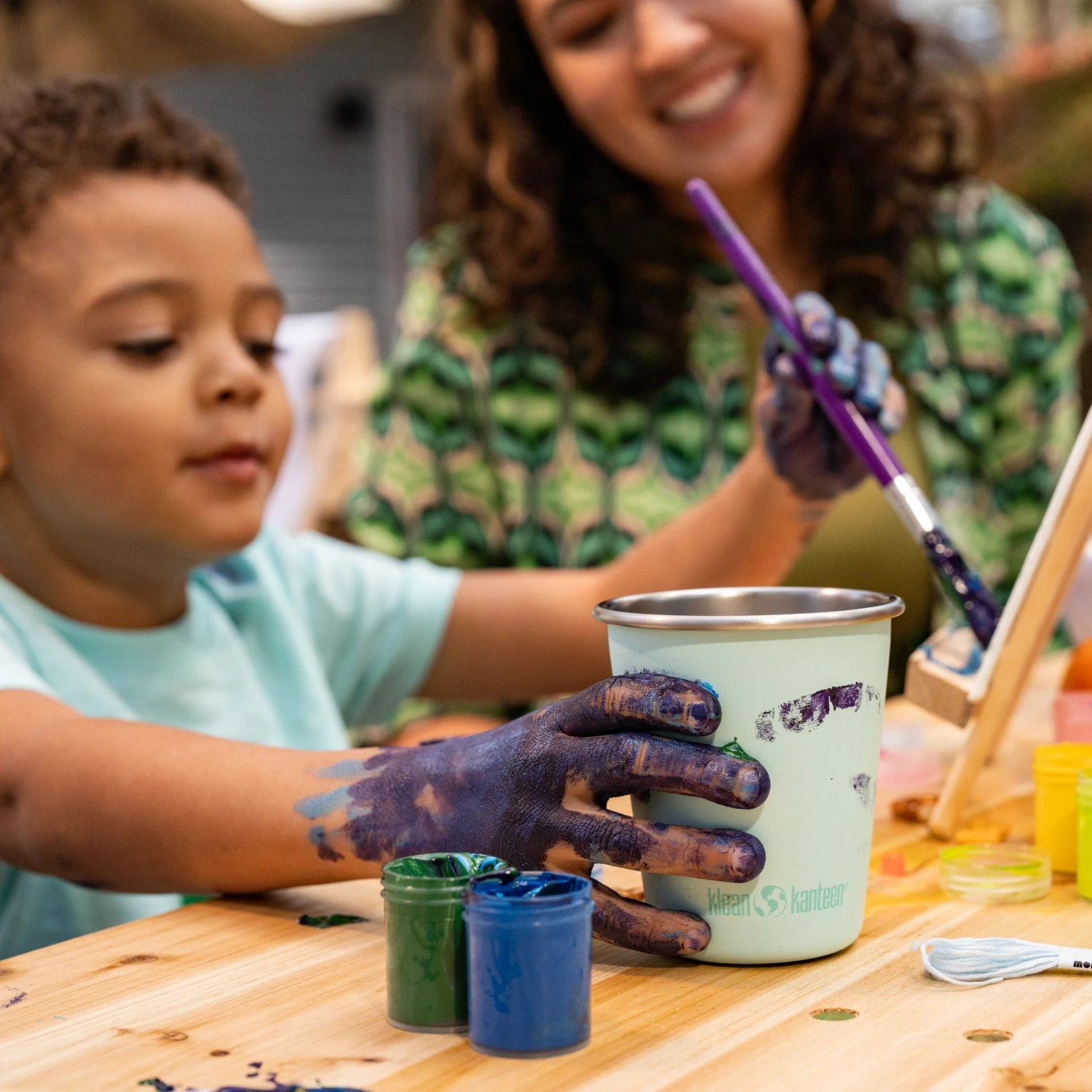 Klean Kanteen Kid Cups 4pk 296ml | Butterflies 2 Klean Kanteen Kid Cups 4pk 296ml | Butterflies - Image 2