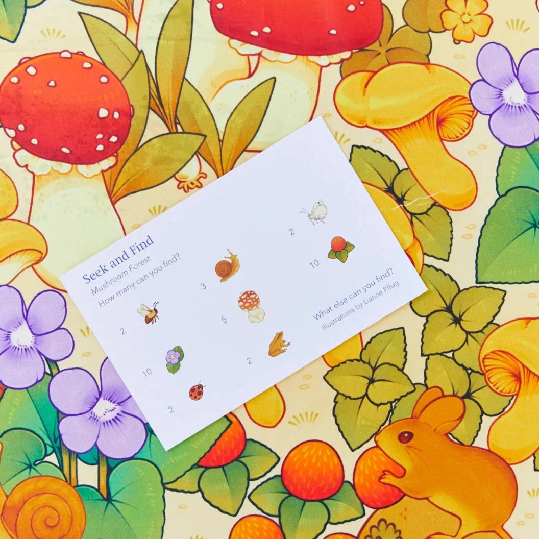 Playsilk | Seek & Find Mushroom 5 Playsilk | Seek & Find Mushroom - Image 5