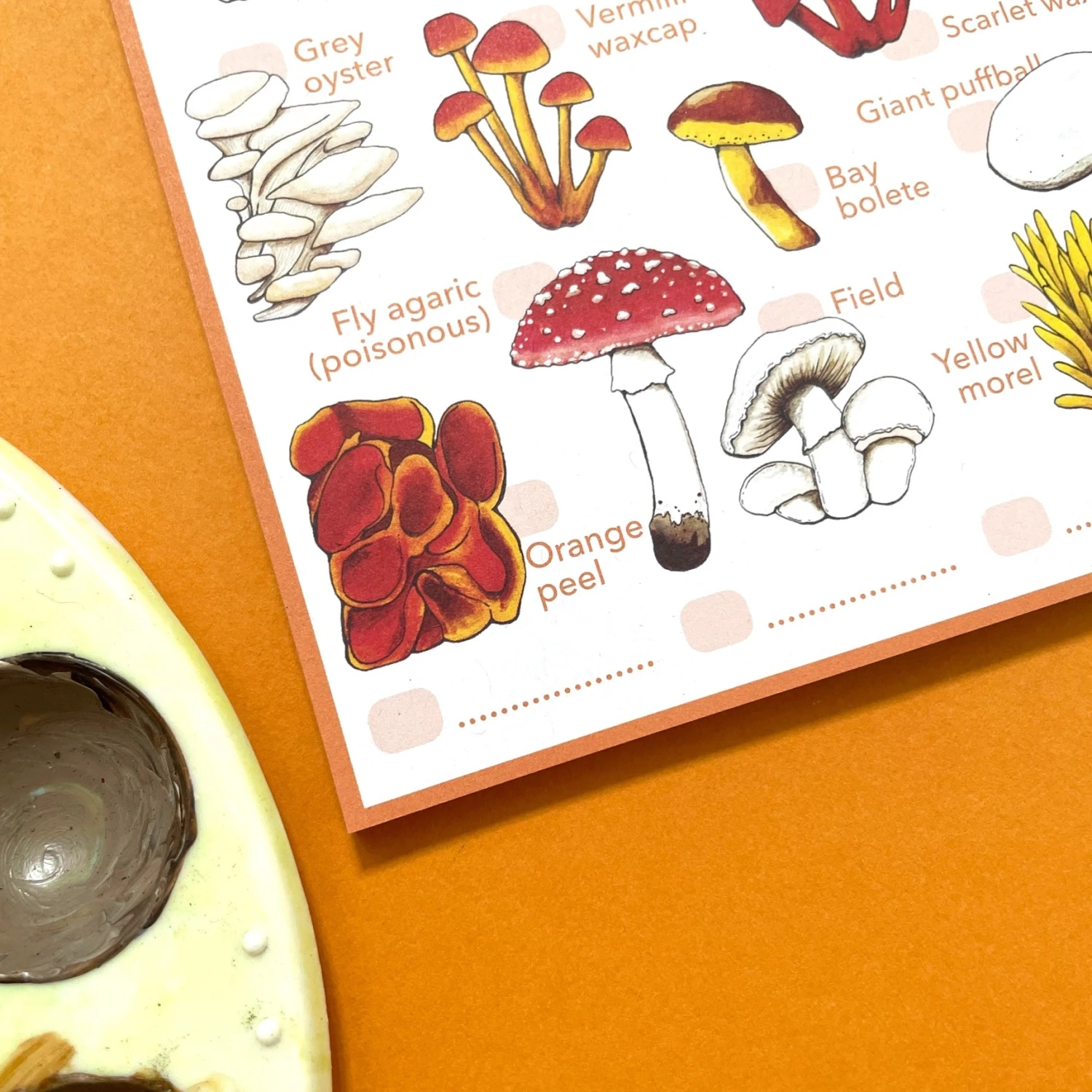 Mushrooms Wildlife Spotting Notepad 2 Mushrooms Wildlife Spotting Notepad - Image 2