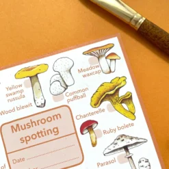 Mushrooms Wildlife Spotting Notepad 8 Mushrooms Wildlife Spotting Notepad -Toy Series Store MushroomsWildlifeSpottingNotepad2