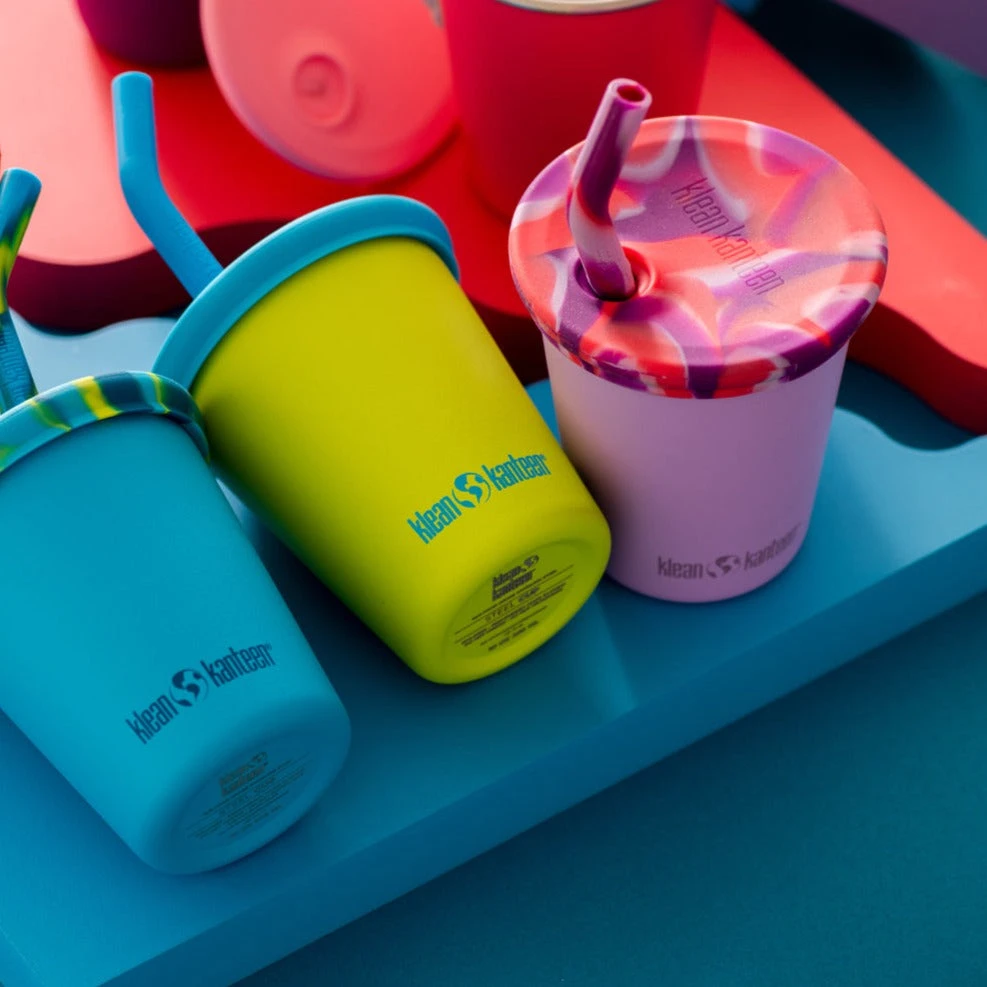 Klean Kanteen Kid Cup Straw Lids | Blue 4 Klean Kanteen Kid Cup Straw Lids | Blue - Image 4