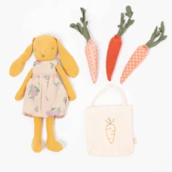 Maileg Carrots In Shopping Bag | Mini -Toy Series Store maileg carrots in shopping bag with bunny 1381