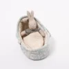Maileg Rabbit In Carry Cot | Dark Blue
