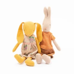 Maileg Rabbit | T-Shirt And Shorts -Toy Series Store maileg rabbit tshirt shorts and bunny 2351