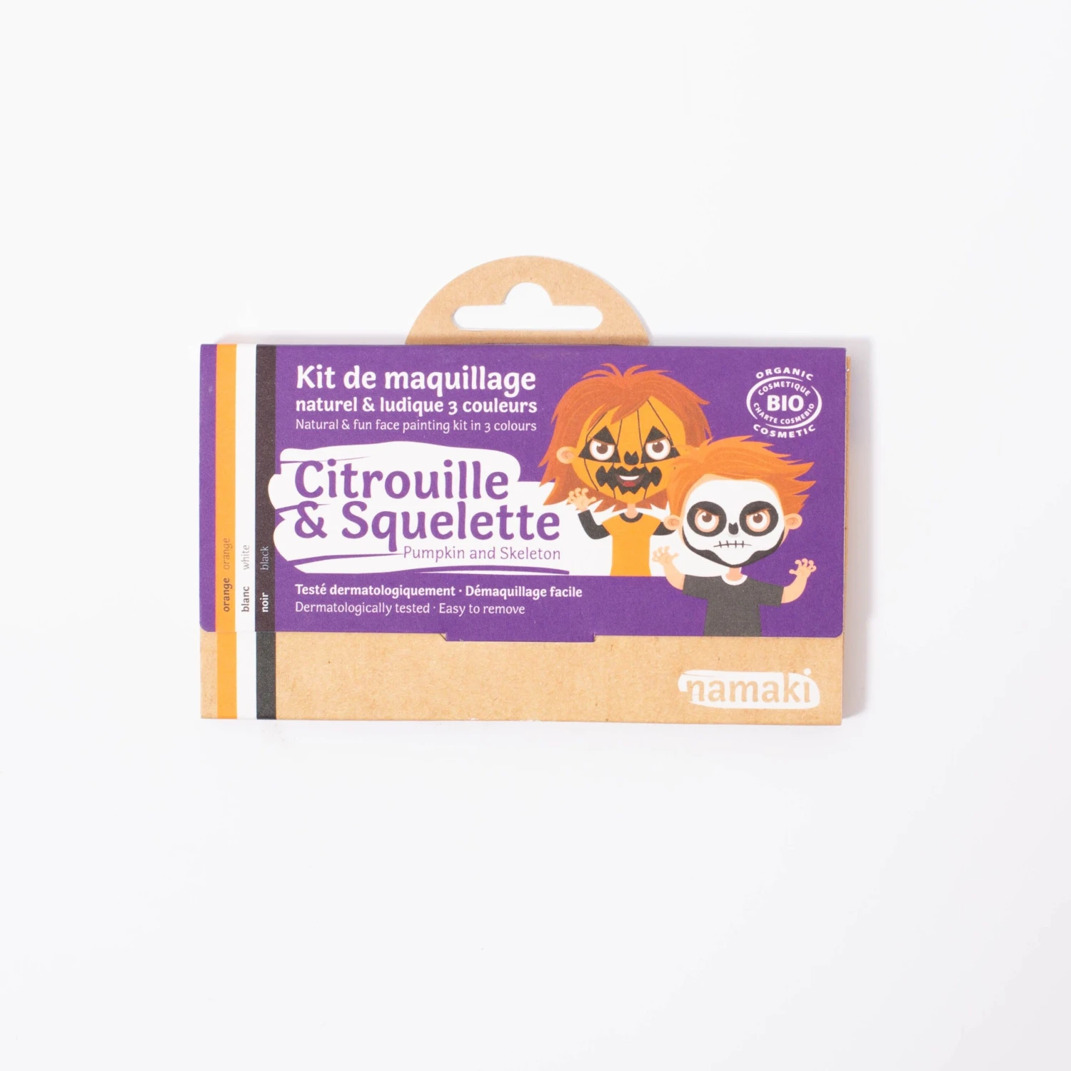 3 Colour Face Paint Kit | Pumpkin And Skeleton 2 3 Colour Face Paint Kit | Pumpkin And Skeleton - Image 2