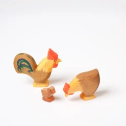 Hen Brown Pecking -Toy Series Store ostheimer 048