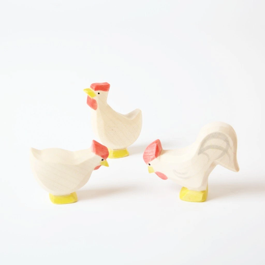 Hen White Head Up 2 Hen White Head Up - Image 2