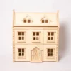 Victorian Dollhouse + Plan Toys Family