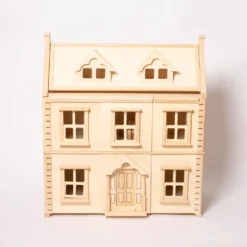 Victorian Dollhouse + Plan Toys Family